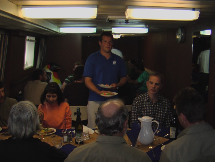 Dinner aboard 